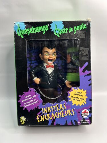 1996 Goosebumps YTV Canada Inksters Slappy Toy Disappearing Ink Game Rare - Picture 1 of 8