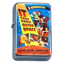 It Came From Outer Space Em1 Flip Top Oil Lighter Wind Resistant 