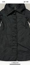 Rainforest Women’s Packable Travel Hooded Rain Windbreaker Coat Jacket Black S