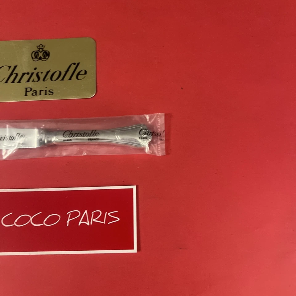COUTEAU ENTREMETS 19,5CM CHRISTOFLE PORT ROYAL METAL ARGENTE BLISTER - Photo 2/4