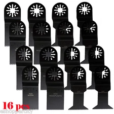 16 Oscillating MultiTool Saw Blade For  Wood Metal Cutting Diy