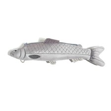 Furry Fish Pencil Case Large Capacity Plush Pen Bag For School Offices Supplies