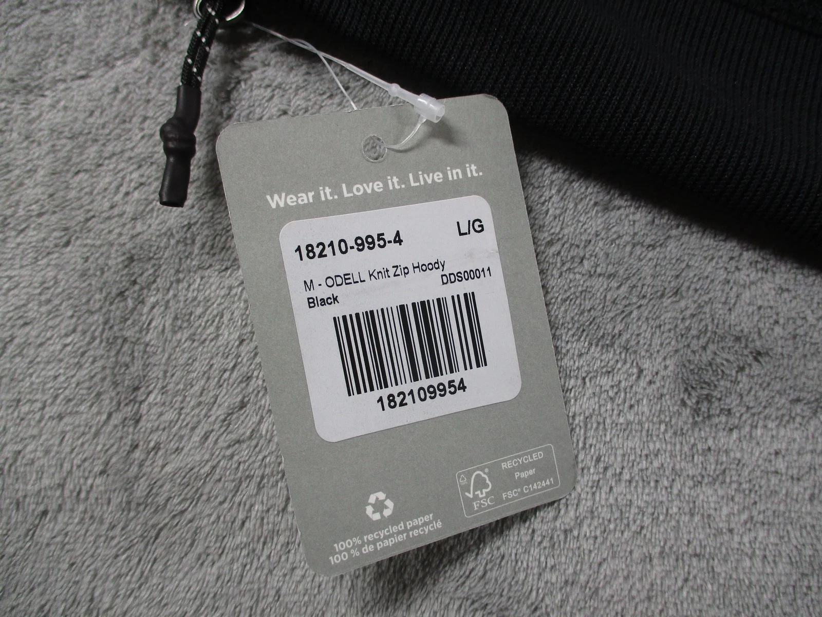Trimark Hoodie Jacket Mens Large Odell Knit Zip Hooded Pockets New Softshell image 11