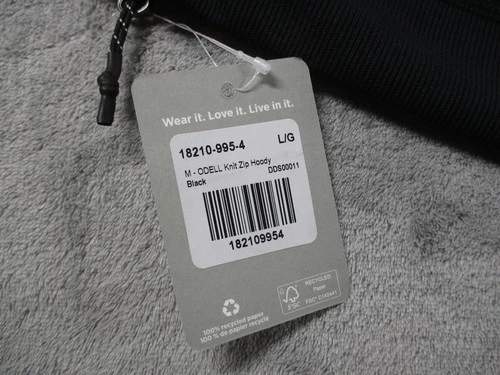 Trimark Hoodie Jacket Mens Large Odell Knit Zip Hooded Pockets New Softshell image 11