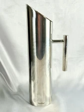 VonShef Water Pitcher Stainless Steel Modern Tall Jug Carafe 14” Brushed