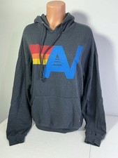 AVIATOR NATION Grey Hoodie Sweatshirt. Size Small. NEW.