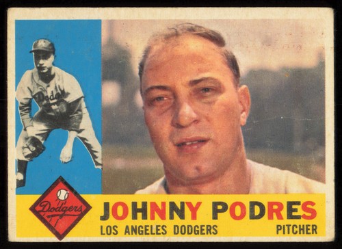Johnny Podres #425 1960 Topps card