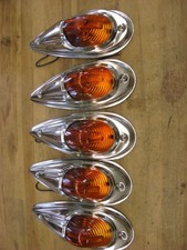 5 Vintage Kd 517 Flat Roof Cab Marker Clearance Lights
