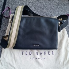 Image of Ted Baker Darceyy Branded Webbing Leather Crossbody Bag