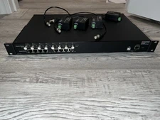 Vigitron Vi2608 MaxiiPower 8-Port Coax Ethernet and PoE Extender and 4x VI2400A