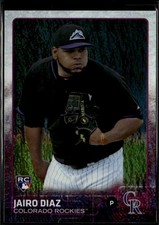 2015 Topps #668 Jairo Diaz Sparkle Foil #/179