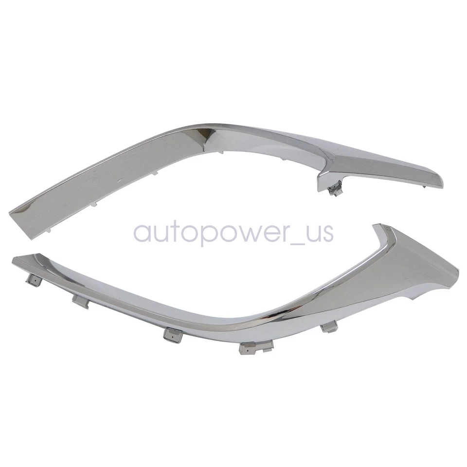 Nuevas molduras de parrilla delantera izquierda y derecha cromadas para Mazda CX9 2016-2023 Foto 3 de 4