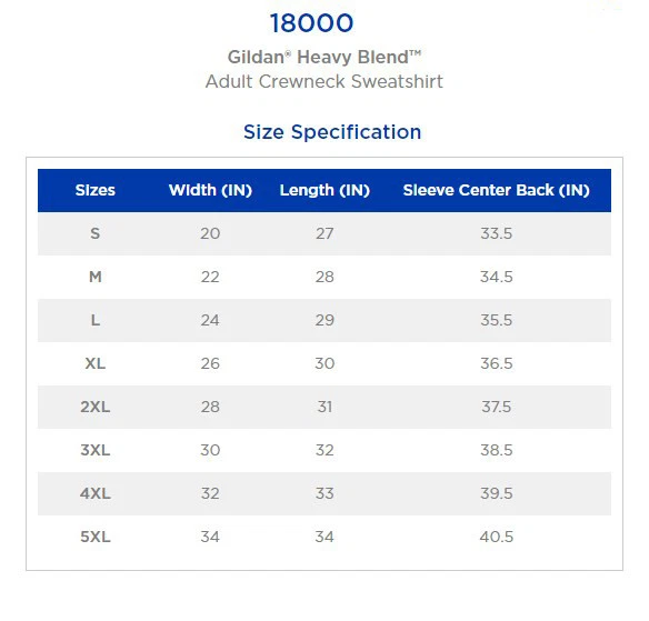 Gildan sweat-shirt pour homme en col rond 18000 - pull en coton massif - Photo 2/4