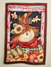Fall Harvest Blessings 3-D Wall Hanging Handmade  Finished Quilt
