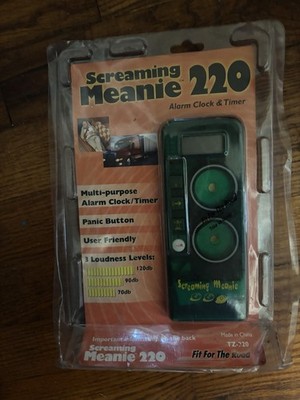Screaming Meanie 220 Alarm Clock and Timer - Green