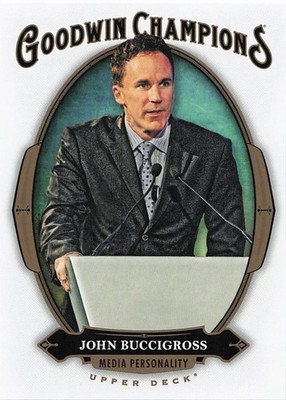 2020 Upper Deck Goodwin Champions John Buccigross card #8 Media Personality