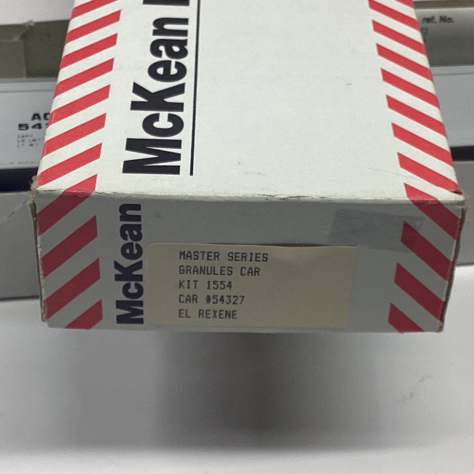 McKean Models HO ACFX EL REXENE Covered Hopper #54327 Kit Dummy ...