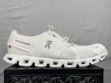 On Cloud 5 Shoes Mens 14 White Running Jogging Active Sneakers Gym