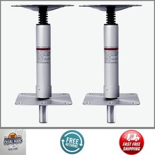 2 Pack Boat Seat Pedestal Base Mount Kit Post Marine Fishing Bass Boat Plate