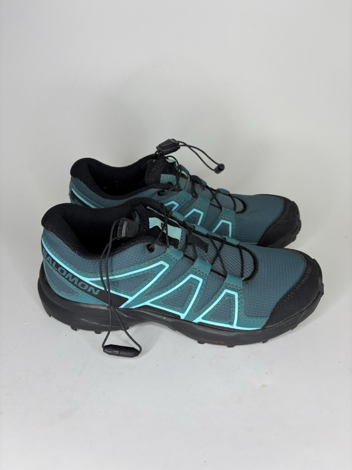 Salomon SpeedCross 4 Trail Running Sneaker Shoes Youth  (471238) Size 34 US 2