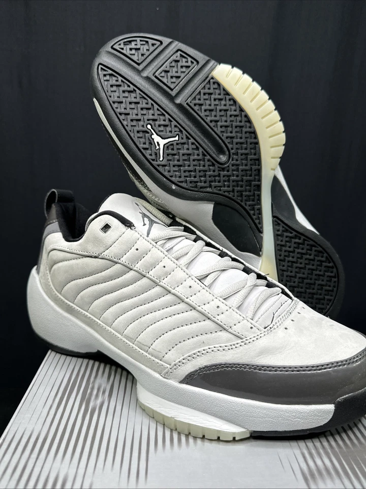 Air Jordan 19 OG 低中性灰色 2004 308513-002 尺寸 9.5 美国 DS 全新 XIX — 第 3/4 张图片