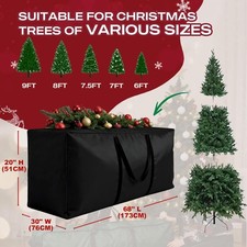 Oxford Large Christmas Tree Storage Bag Waterproof XMAS Tree Bag For Storage Box