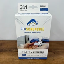 Bed Scrunchie - Ultimate Bed Sheet Holder Straps, 360 Hold New Open Box