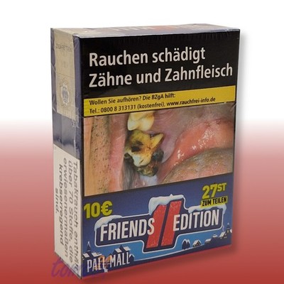 Pall Mall Red Friends Edition Zigaretten 8x 26 Stück / 10,00 
