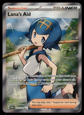 Lana's Aid SV06: Twilight Masquerade Full Art Ultra Rare 207/167 Pokemon Card