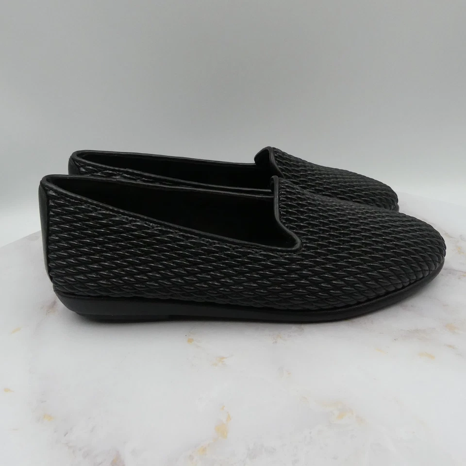 Aerosoles Betunia Zapatos Mujer Talla 5 M Negro Sin Cordones Mocasines Cómodos Planos Foto 4 de 4