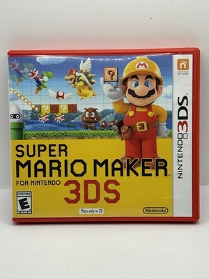 Super Mario Maker - Nintendo 3DS, 2016 - Complete In Box Cib
