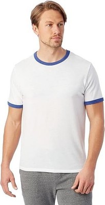 Men's Alternative Apparel Keeper Ringer Tee Premium Retro Sm - 3xl Brand New