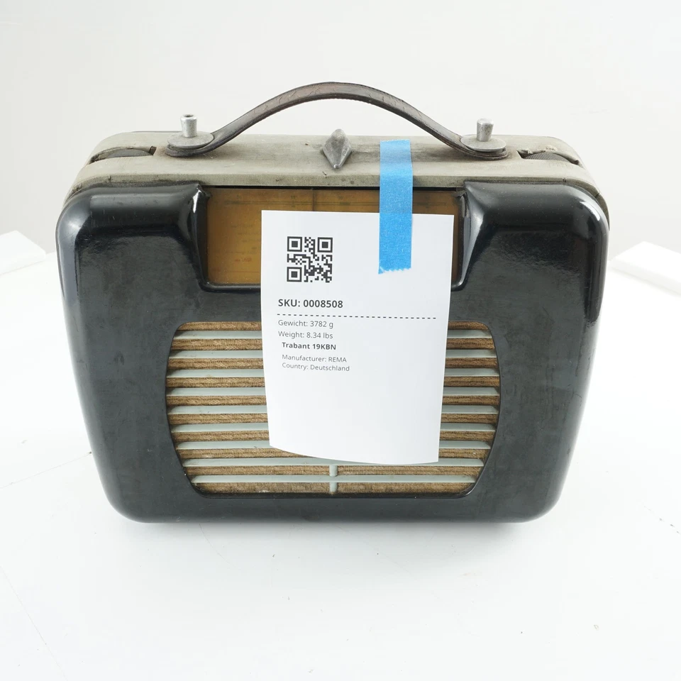 REMA Stollberg Trabant 19KBN 1953-1955 Deutschland Röhrenradio Ungetestet - Bild 2 von 4