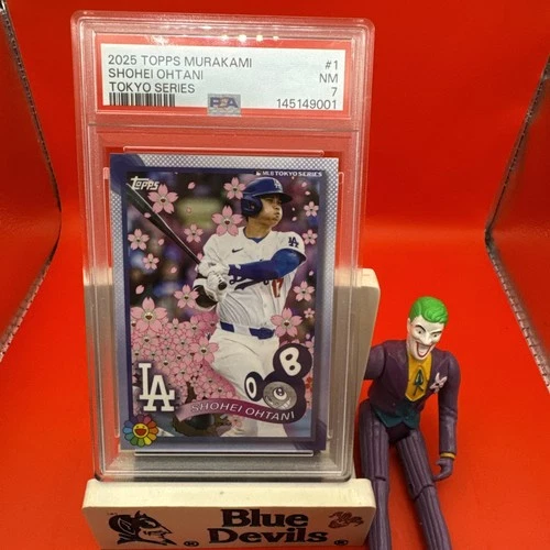2025 TOPPS TAKASHI MURAKAMI + MLB WORLD TOUR TOKYO SERIES #1 SHOHEI OHTANI PSA 7
