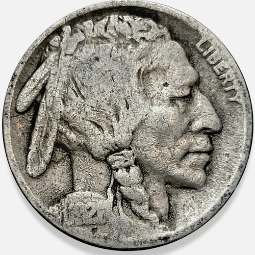 1921-P Buffalo Nickel 5c VG Good+* Original Surfaces * 1921P #2