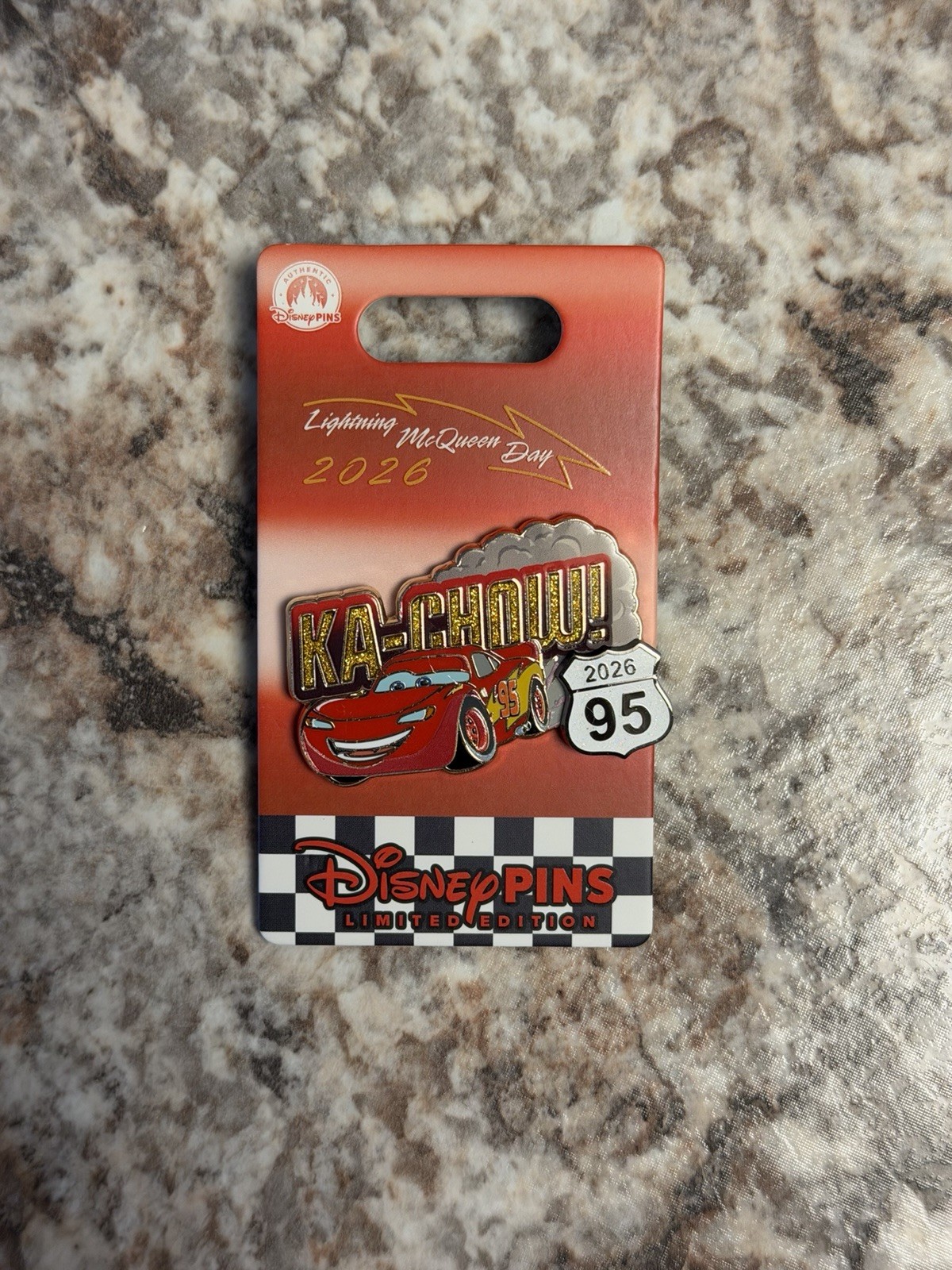 Lightening McQueen “Ka-Chow!” Pin - Lightening McQueen Day 2026 LE