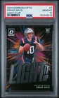Drake Maye 2024 Panini Donruss Optic Light It Up PSA 10