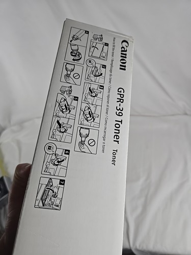 Genuine Canon GPR39 (2787B003) Black Toner Cartridge - NEW SEALED - Picture 7 of 12