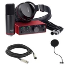 Focusrite Scarlett Solo Studio 4th Gen Recording Bundle with Microphone Pop Filt