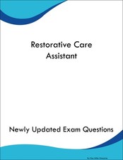 Restorative Care Assistant Study Guide Prep Book