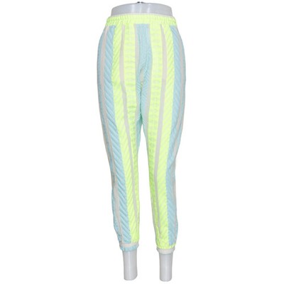 Devotion Twins, Hose, Größe: S, Gelb/Blau/Beige/Mehrfarbig, Streifen, Damen #YqS