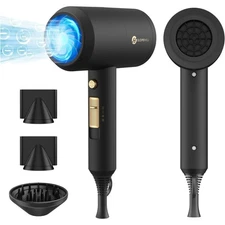 Professional Ionic Hair Dryer, Powerful 1800W Fast Drying Low Noise Blow Drye...