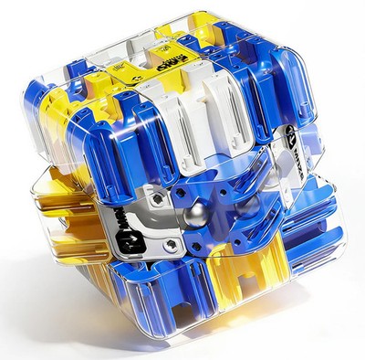 3D Labyrinth Würfel (69 mm)