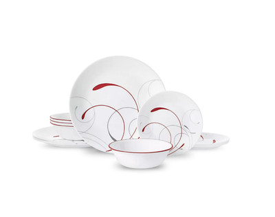 Corelle Splendor 12-Piece Glass Dinnerware Set (Service for 4)
