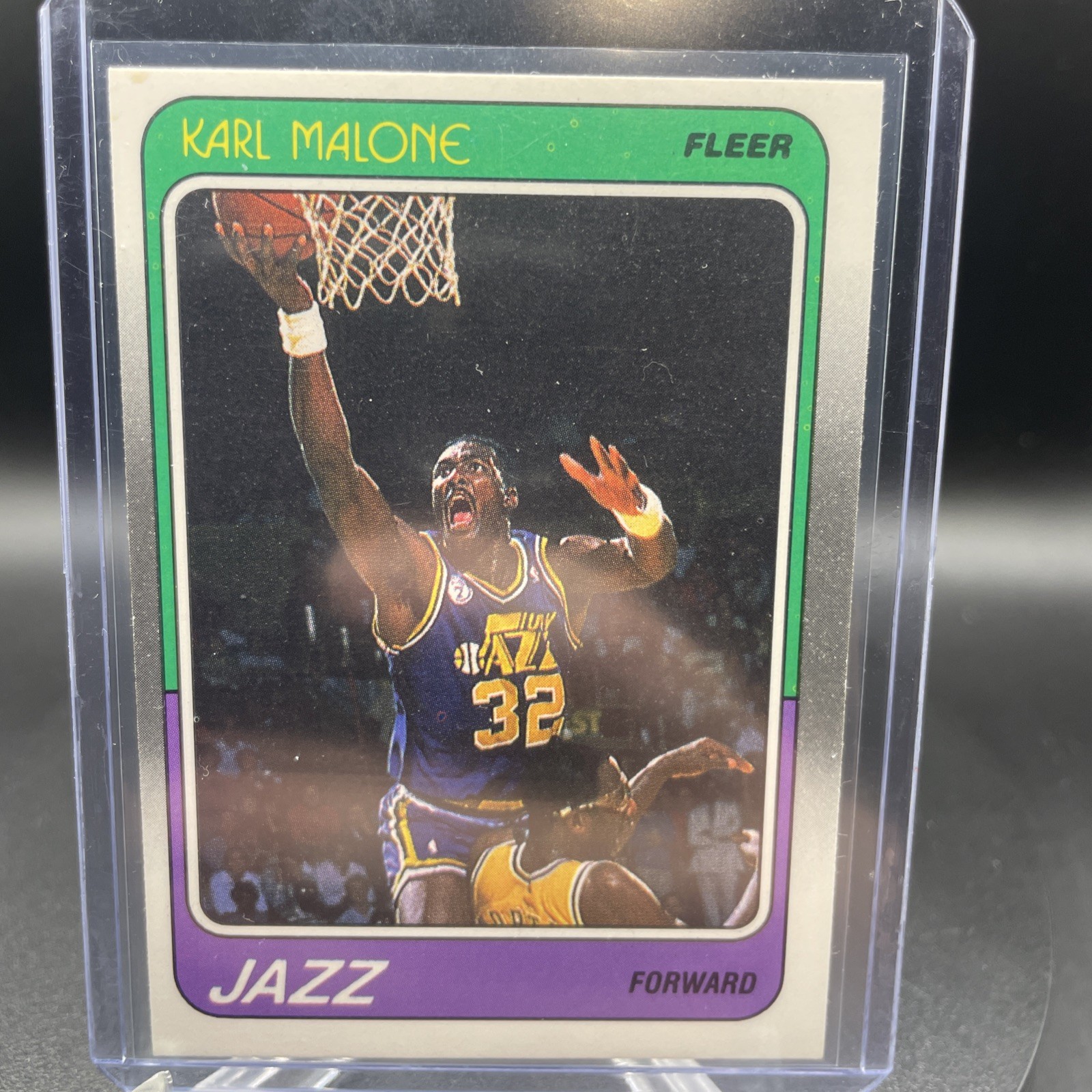 1988-89 Fleer - Karl Malone #114 Utah Jazz HOF NBA Basketball Card