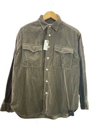 C.E (CAV EMPT) Long Sleeve Shirt, Size S, Cotton, Brown