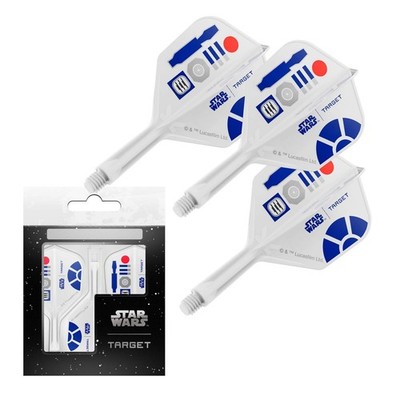 Target Darts K-Flex Star Wars R2D2 Integrated Dart Flight and Stem No.2 / No.6