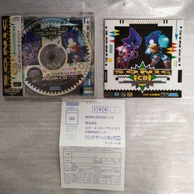 Confirmed Operation With Obi Mega Cd Sonic The Hedgehog JPN Limited Edition Rare