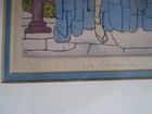 LA FRANCESSCA ART DECO LIMITED PRINT VINTAGE RETRO FRAMED PAINTING ANTIQUE RARE — photo 2