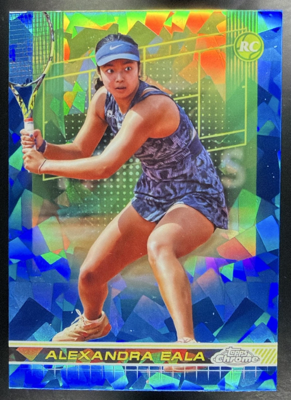 ALEXANDRA EALA 2024 TOPPS TENNIS CHROME SAPPHIRE #191 RC